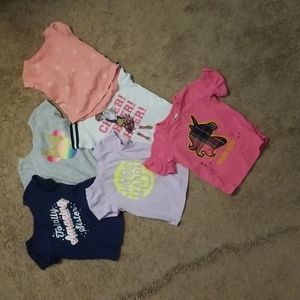 Bundle of 6 Cat&Jack,Garanimals,Jumping Beans tees.